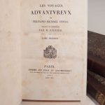 Couverture du livre Estimation du livre « les Voyages advantureux de Fernand Mendez Pinto. Traduit du portugais par B. Figuier. »