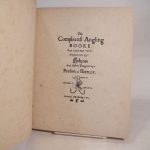 Couverture du livre Estimation du livre « the Compleatest Angling Booke that ever was writ […] (The Completest Angling Book) (Le Livre de pêche à la ligne le plus complet ayant jamais été écrit). »