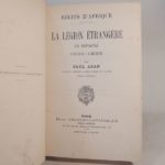 Couverture du livre Estimation du livre « récits d’Afrique : La légion étrangère en Espagne, 1835-1839. »