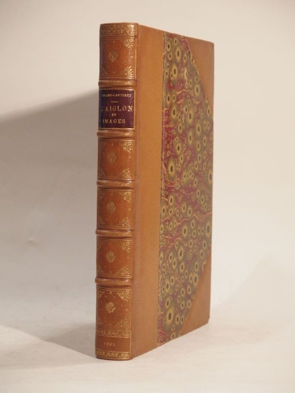 Couverture du livre Estimation du livre « l’Aiglon en images et dans la fiction poétique et dramatique, avec 140 reproductions de portraits et d’estampes. »