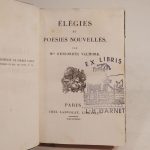 Couverture du livre Estimation du livre &laquo;&nbsp;elégies et poésies nouvelles&nbsp;&raquo;