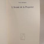 Couverture du livre Estimation du livre « l’Avenir de la Propriété »