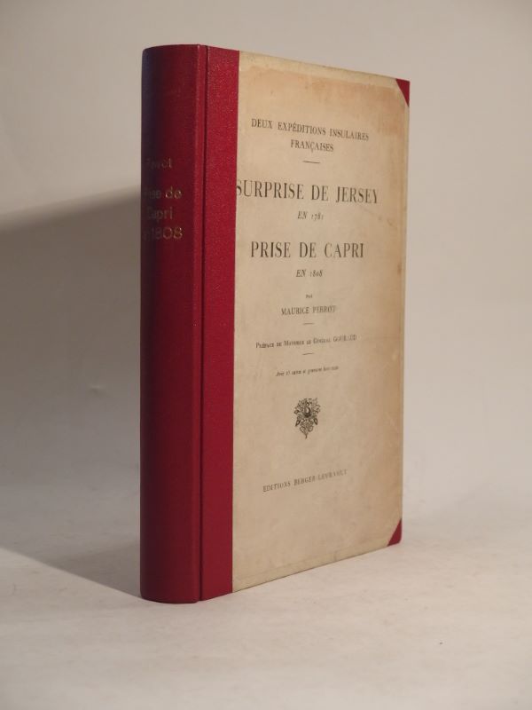 Couverture du livre Estimation du livre « surprise de Jersey en 1781. Prise de Capri en 1808. Préface de M. le Général Gouraud. »