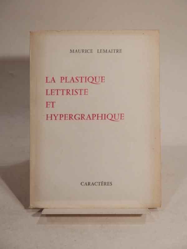 Couverture du livre Estimation du livre « la plastique lettriste et hypergraphique »
