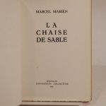 Couverture du livre Estimation du livre « la chaise de sable. »