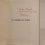 Couverture du livre Estimation du livre « la chaise de sable. »