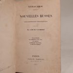 Couverture du livre Estimation du livre « nouvelles russes : Tarass Boulba – Les Mémoires d’un fou – La Calèche – Un Ménage d’autrefois – Le Roi des Gnomes. Traduction par Louis Viardot. »