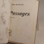 Couverture du livre Estimation du livre « passages (1937-1950) »