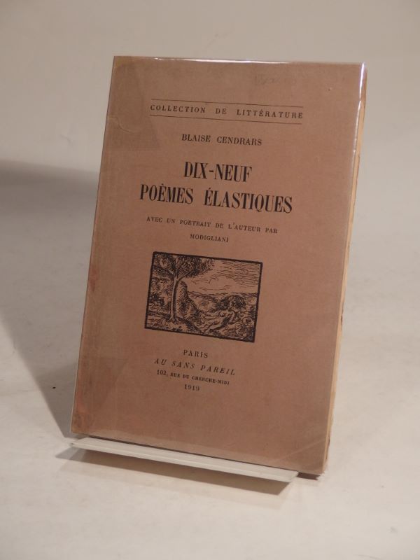 Couverture du livre Estimation du livre &laquo;&nbsp;dix-neuf poèmes élastiques, avec un portrait de l&rsquo;auteur par Modigliani.&nbsp;&raquo;