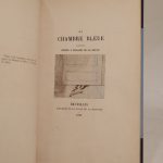 Couverture du livre Estimation du livre &laquo;&nbsp;la Chambre bleue. Nouvelle dédiée à Madame de la Rhune.&nbsp;&raquo;
