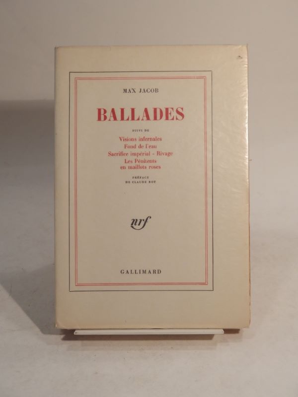Couverture du livre Estimation du livre &laquo;&nbsp;ballades, suivi de Visions infernales, Fond de l&rsquo;eau, Sacrifice impérial, Rivage, Les Pénitents en maillots rose. Préface de Claude Roy.&nbsp;&raquo;