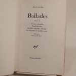 Couverture du livre Estimation du livre &laquo;&nbsp;ballades, suivi de Visions infernales, Fond de l&rsquo;eau, Sacrifice impérial, Rivage, Les Pénitents en maillots rose. Préface de Claude Roy.&nbsp;&raquo;