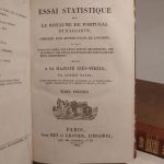 Couverture du livre Estimation du livre « essai statistique sur le Royaume du Portugal, et d’Algrave, comparé aux autres Etats de l’Europe […]. »