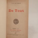 Couverture du livre Estimation du livre « de Tout. »