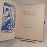Couverture du livre Estimation du livre « sainte Thérèse. »