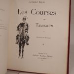 Couverture du livre Estimation du livre « les courses de taureaux. Texte par Armand Dayot. Illustrations par M. Luque. »