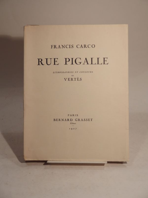 Couverture du livre Estimation du livre « rue Pigalle. Lithographies en couleurs de Vertès. »