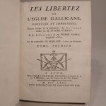 Couverture du livre Estimation du livre « les Libertez (libertés) de l’Eglise gallicane, prouvées et commentées suivant l’ordre et la disposition des Articles dressés par M. Pierre Pithou, et sur les Recueils de M. Pierre Dupuy, Conseiller d’Etat. Par M. Durand de Maillane, Avocat en Parlement. »