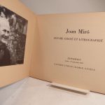 Couverture du livre Estimation du livre « joan Miro. Oeuvre gravé et lithographié. Exposition 9 juin – 27 septembre 1969. »