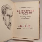 Couverture du livre Estimation du livre « le Mystère d’Ulysse. Discours. Avec un portrait en lithographie par Luc-Albert Moreau. »