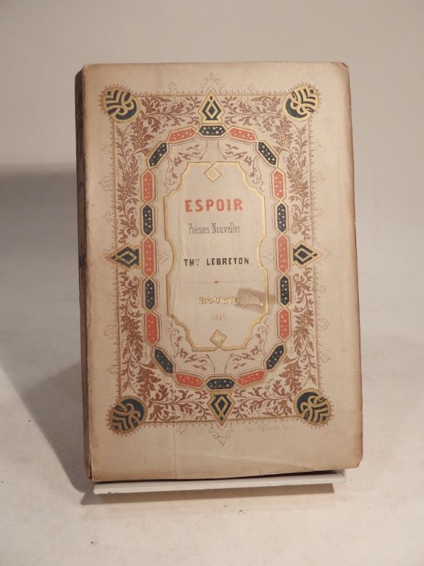 Couverture du livre Estimation du livre « espoir. Poésies nouvelles. »