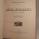 Couverture du livre Estimation du livre « ceux d’Algérie. Types et coutumes. Dessins originaux de Roger Irrièra. »