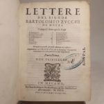 Couverture du livre Estimation du livre « lettere del Signor Bartolomeo Zucchi da Monza »