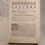 Couverture du livre Estimation du livre « lettere del Signor Bartolomeo Zucchi da Monza »