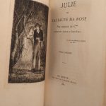 Couverture du livre Estimation du livre « julie ou J’ai sauvé ma rose, par Madame de C*** (Comtesse de Choiseul-Meuse), auteur de « Amélie de Saint-Far ». »