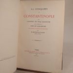 Couverture du livre Estimation du livre « la Conquête de Constantinople, par Geoffroi de Ville-Hardouin, avec la continuation de Henri de Valenciennes. Texte original, accompagné d’une traduction par M. Natalis Wailly. »