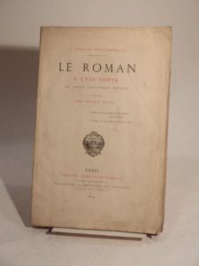 Estimation Livre illustré - Couverture du livre Estimation du livre « le Roman à l’eau-forte, en douze chapitres inédits, illustré par Alfred Taiée. »