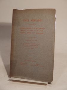 Estimation Voyages-Atlas - Couverture du livre Estimation du livre « correspondance et documents inédits relatifs à son livre “Quinze jours en Hollande”. Avec une Lettre de Stéphane Mallarmé et un portrait de Verlaine écrivant d’après la pointe-sèche de Ph. Zilken, sur un croquis de J. Toorop. »