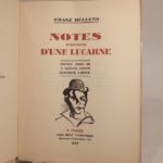 Couverture du livre Estimation du livre « notes prises d’une lucarne. Edition ornée de 11 dessins inédits d’André Lhote. »