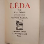 Couverture du livre Estimation du livre « léda. »