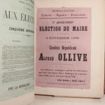 Couverture du livre Estimation du livre « les Murailles politiques françaises, depuis le 18 juillet 1870 jusqu’au 25 mai 1871. Affiches françaises et allemandes. T1 : La Guerre, La Commune – Paris, Province. T2 : La Commune : Paris, Versailles, La Province, 18 mars – 27 mai 1871. T3 : Les Murailles d’Alsace-Lorraine : Metz, Sarreguemines, Strasbourg, Haguenau, Saverne, Nancy, etc. »