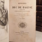 Couverture du livre Estimation du livre « mémoires du duc de Raguse de 1792 à 1832. Imprimés sur le manuscrit original de l’auteur. »