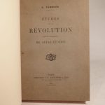Couverture du livre Estimation du livre « etudes sur la Révolution dans le département de Seine-et-Oise. »