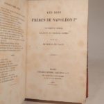 Couverture du livre Estimation du livre « les Rois Frères de Napoléon Ier. Documents inédits relatifs au Premier Empire, publiés par le baron du Casse. »