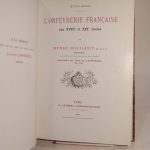 Couverture du livre Estimation du livre « l’Orfèvrerie française aux XVIIIe et XIXe siècles, par Henri Bouilhet, orfèvre. »