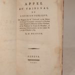 Couverture du livre Estimation du livre « appel au Tribunal de l’Opinion publique, du Rapport de M. Chabroud, et du Décret rendu par l’Assemblée nationale le 2 octovre 1790. Examen du Mémoire du Duc d’Orléans, et du Plaidoyer du Comte de Mirabeau, et nouveaux Eclaircissemens sur les crimes du 5 et du 6 octobre 1789. »