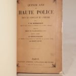 Couverture du livre Estimation du livre « quinze ans de haute police sous le Consulat et l’Empire, par P.-M. Desmarest. Edition annotée par Léonce Grasilier et précédée d’une Etude sur Desmarest et la haute police par Albert Savine. »