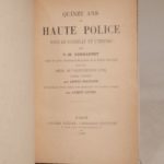 Couverture du livre Estimation du livre « quinze ans de haute police sous le Consulat et l’Empire, par P.-M. Desmarest. Edition annotée par Léonce Grasilier et précédée d’une Etude sur Desmarest et la haute police par Albert Savine. »