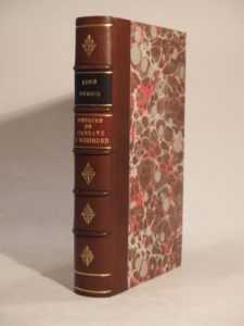 Estimation Histoire - Couverture du livre Estimation du livre « histoire de l’Abbaye de Morimond, diocèse de Langres, 4e fille de Citeaux, qui comptait dans sa filiation environ 700 monastères des deux sexes, avec les principaux Ordres militaires d’Espagne et de Portugal ; Ouvrage où l’on compare les merveilles de l’association cénobitique aux utopies socialistes de nos jours ; Orné d’un beau plan gravé […]. Deuxième édition. »