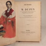 Couverture du livre Estimation du livre « notice biographique sur M. Dupin, ancien bâtonnier de l’Ordre des Avocats du Barreau de Paris, ancien Président de la Chambre des Députés, Procureur général à la Cour de Cassation, Membre de l’Académie française, etc. »