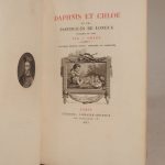Couverture du livre Estimation du livre « daphnis et Chloé, ou Les Pastorales de Longus. Traduites du grec par J. Amyot. Nouvelle édition revue, corrigée et complétée. »