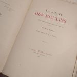 Couverture du livre Estimation du livre « la Butte des Moulins, avec documents archéologiques et administratifs inédits, par le Dr. Moura. Eaux-fortes de A.-P. Martial. »