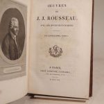 Couverture du livre Estimation du livre « oeuvres de J. J. Rousseau, avec des notes historiques. T1-3 : Les Confessions. T4 : Discours. T5 : Politique. T6-7 : La Nouvelle Héloïse. T8-9 : Emile. T10 : Lettre à de Beaumont, Lettres de la montagne, Vision de Pierre, Le Voyant. T11 : Théâtre. T12 : Mélanges. T13 : Musique. T13-15 : Dictionnaire de musique. T16 : Dialogues. T17-20 : Correspondance. T21 : Table. T22 : Supplément. »