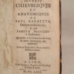 Couverture du livre Estimation du livre « oeuvres chirurgiques et anatomiques de Paul Barbette, Docteur en Médecine, et jadis fameux praticien à Amsterdam, appropriées à la circulation du sang et autres découvertes des modernes. Avec un traité de la Peste enrichi d’observations. »