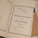 Couverture du livre Estimation du livre « des Contes des mille nuits et une nuit : Histoire d’Aladdin et de la lampe magique. Selon le texte de J. C. Mardrus. »