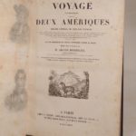 Couverture du livre Estimation du livre « voyage pittoresque dans les deux Amériques. Résumé général de tous les voyages de Colomb, Las-Casas, Oviedo, Gomara, Garcilazo de la Vega […] par les rédacteurs du Voyage pittoresque autour du monde; publié sous la direction de M. Alcide D’Orbigny […]. Accompagné de cartes et de nombreuses gravures en taille-douce sur acier, d’après les dessins de MM. de Sainson […] et de Jules Boilly. »